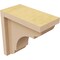 Ekena Millwork 3"W x 6"D x 6"H Classic Bryant Rough Cedar Woodgrain TimberThane Corbel, Primed Tan CORUR03X06X06BRYRCPR - alternate 2